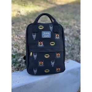 NWT Loungefly Lord Of Rings AOP Sauron Canvas Backpack  Limited Edition Of 1000